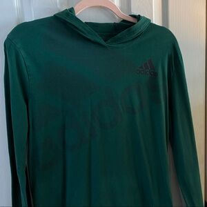 Adidas Kids Deep Green Hoodie